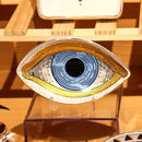 Axyaa Ceramic Jewelry Tray | Evil Eye Decorative Plate Dish for Rings Earrings Necklaces