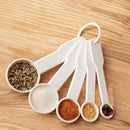 Axyaa Plastic Measuring Spoon Set for Baking and Cooking