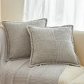Axyaa Geometric Pattern Corduroy Cushion Cover for Soft Home Decor