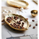 Axyaa Ceramic Leaf Tray for Jewelry and Snacks