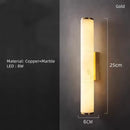 Axyaa Black Gold Marble Wall Sconce for Parlor Bedroom Dining Room