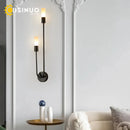 Axyaa Minimalist Gold Black G9 Wall Sconces for Bedroom Stairway Balcony