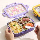 Axyaa 720ml Stainless Steel Thermal Lunch Box with Spoon & Fork
