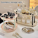Axyaa Double-layer Desk Organizer Shelf for Cosmetic and Office Storage