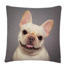 Axyaa Dog Art Photo Pattern Cushion Cover for Home Sofa Car Decor