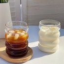 Axyaa Korean Aesthetic Glass Coffee Whiskey Cup 350ml