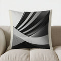 Axyaa Geometric Pattern Square Pillow Cover - Modern Design for Sofa, Bedroom, Car