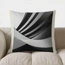 Axyaa Geometric Pattern Square Pillow Cover - Modern Design for Sofa, Bedroom, Car