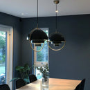 Axyaa Deformed Ball Pendant Lights Chandelier for Bedroom Kitchen Living Room