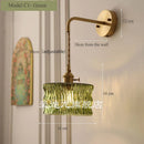 Elegant Vintage Brass Socket Wall Sconce by Axyaa for Bedroom Hotel Dining Room