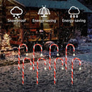 Axyaa Solar LED Candy Cane Lights - 8 Function, Waterproof for Courtyard, Outdoor Parties
