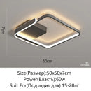 Axyaa Modern LED Ceiling Lamp for Bedroom Study Children's Room Living Room