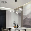 Axyaa LED Chandelier: Modern Dimmable Ceiling Light for Living & Dining Room