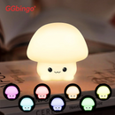 Axyaa Silicone LED Night Light for Kids - USB Rechargeable RGB Touch Lamp