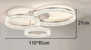 Axyaa Smart LED Ceiling Light - Modern Bedroom and Living Room Lighting