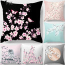 Cherry Blossoms Decorative Pillowcases by Axyaa