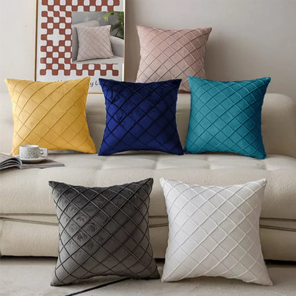 Nordic Style Velvet Cushion Cover, Modern Home Decor for Sofa, Living Room, Axyaa Brand