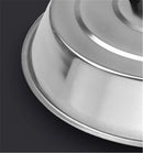 Axya Stainless Steel Pan Lid for Grease Filter Woks, Pots - Universal Kitchen Cookware
