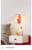 Axyaa Creative Mushroom LED Spotlight Wall Light for Bedroom, Rotatable Foyer Lighting Fixtures