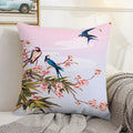 Axyaa Chinese Landscape Pillowcase 40x40 50x50 Cushions Covers Home Decor