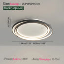 Axyaa Circular LED Bedroom Ceiling Lamp - Modern Nordic Minimalist Lighting for Home