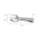 Axyaa Stainless Steel Food Fork Tongs BBQ Grill Clamp Kitchen Spatula Clip