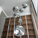 Axyaa Designer Chandelier Loft Staircase Pendant Light for Villa Duplex Apartment