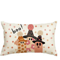 Axyaa Pumpkin Polka Dot Sofa Pillowcase 30X50cm