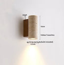 Axyaa Yellow Travertine LED Wall Light Room Decoration Wall Lamp Living Dining Room