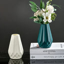 Axyaa Diamond Flower Vase Imitation Ceramic Plastic Nordic Style Living Room Decor