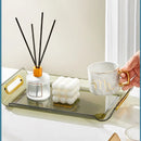 Axyaa Decorative Plastic Tray Serving Organizer Bread Box Home Decoration
