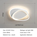 Axyaa Modern Circular LED Ceiling Light for Bedroom and Study