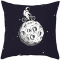 Universe Space Peach Skin Pillowcases by Axyaa - Cartoon Animation Pilot Cushion Cover