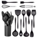 Axyaa Silicone Kitchen Utensils Set - Non-Stick Cooking Tools for Home Cooks