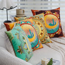 Axyaa Ramadan Moon Star Cushion Cover - 45x45cm