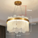 Axyaa LED Pendant Chandeliers Modern Home Decor Lighting for Living & Dining Room
