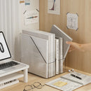 Axyaa Desktop Organizer Bin for Files, Notebooks, Binders, Magazines - Clear Bin