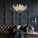 Axyaa Lotus Pendant Light: Nordic Minimalist Acrylic Lamp for Restaurant, Hotel, and Bar Decor
