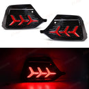 Axyaa Car Rear Bumper Reflector Lights for Honda Civic Hatchback TYPE R Running Brake LED