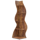Axyaa Modern 5-Tier Corner Bookshelf Plant Stand & Small Storage Rack