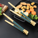 Axyaa Stainless Steel Non-Slip Food Tong Korean Style BBQ Bread Ice Clip