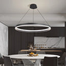 Axyaa Modern Round LED Chandelier for Home Ceiling Lighting