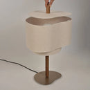 Axyaa Japan Cloth Desk Lamp Home Decor LED Night Light