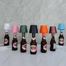 Axyaa LED Wine Bottle Table Lamp: Portable, Rechargeable Night Light for Bar and Cafe