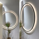 Axyaa LED Ring Wall Lamp, Modern Nordic Design for Bedroom & Living Room