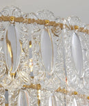 Axyaa Modern Glass Chandelier Ceiling Pendant Light Luxe Indoor Lighting