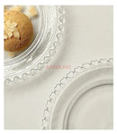 Axyaa Glass Plate Set - Breakfast, Fruit Salad, Dessert Cake, High-End Home Use