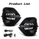 Axyaa LED Fog Lamps for KIA Sportage KX5 2019-2020 DRL Headlights: Front Bumper Daytime Running Lights