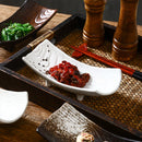Axyaa Ceramic Tableware Set for Sushi, Hot Pot, Barbecue - Creative and Elegant Hotel Dining.