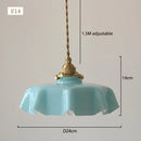 Axyaa Glass Flower Pendant Light for Dining room, Kitchen, Bedroom, Bedside